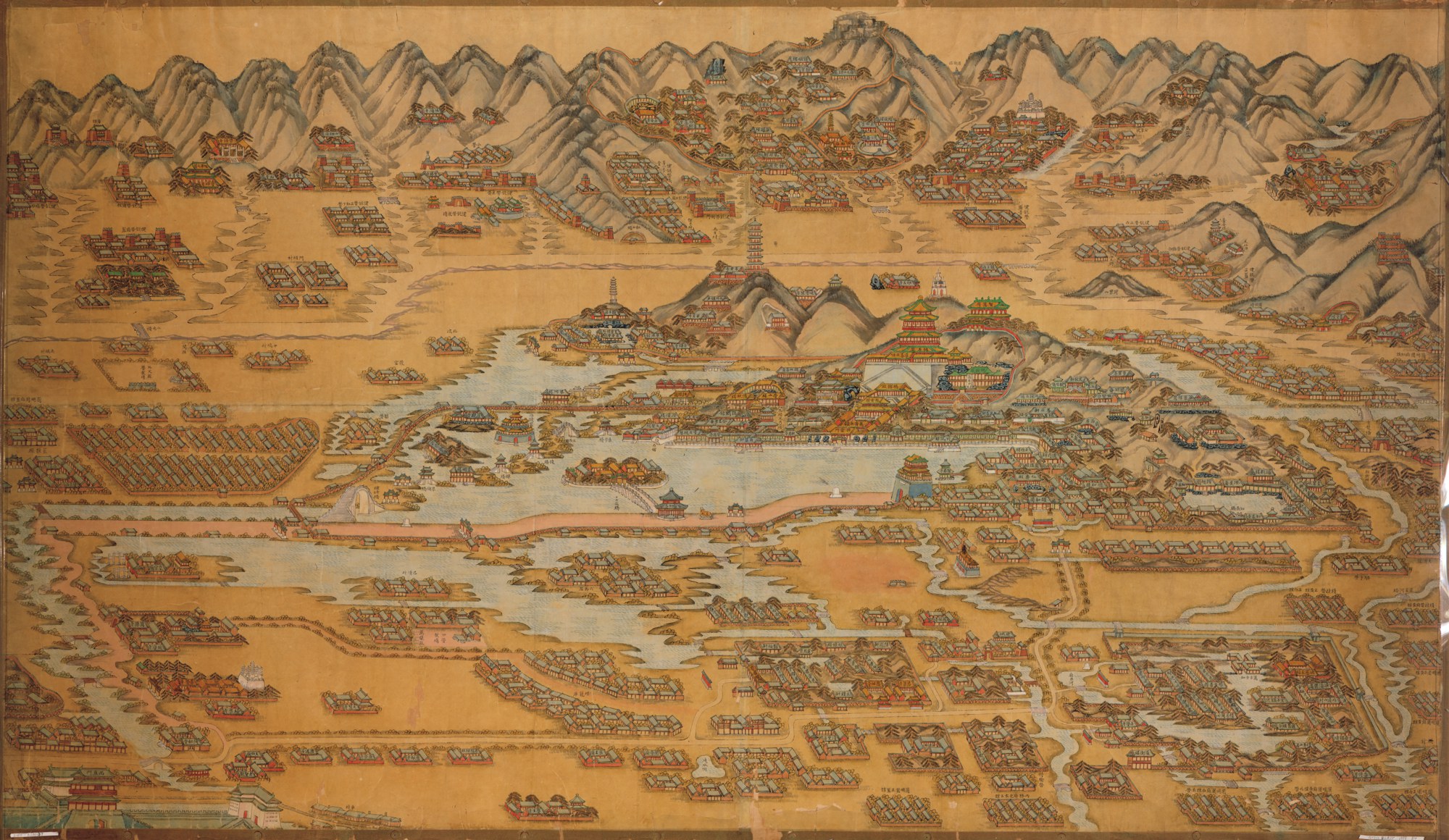 北京颐和园八境宫图
