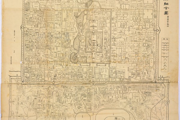 1908年北京精细全图