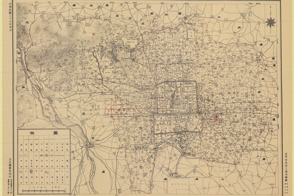 1947年北平市城郊地图